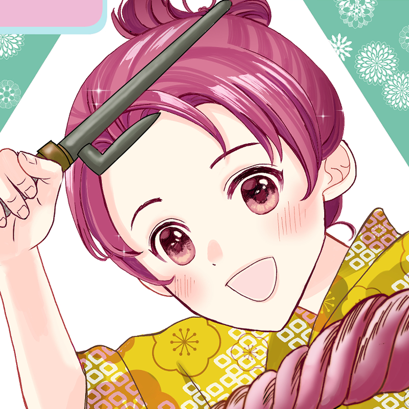 マンガ講師・野田が制作した江戸時代を舞台にした少女漫画イラスト